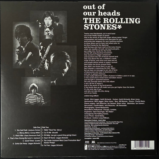 ROLLING STONES - OUT OF OUR HEADS UK (MONO) (USED VINYL 2003 EU M-/M-)