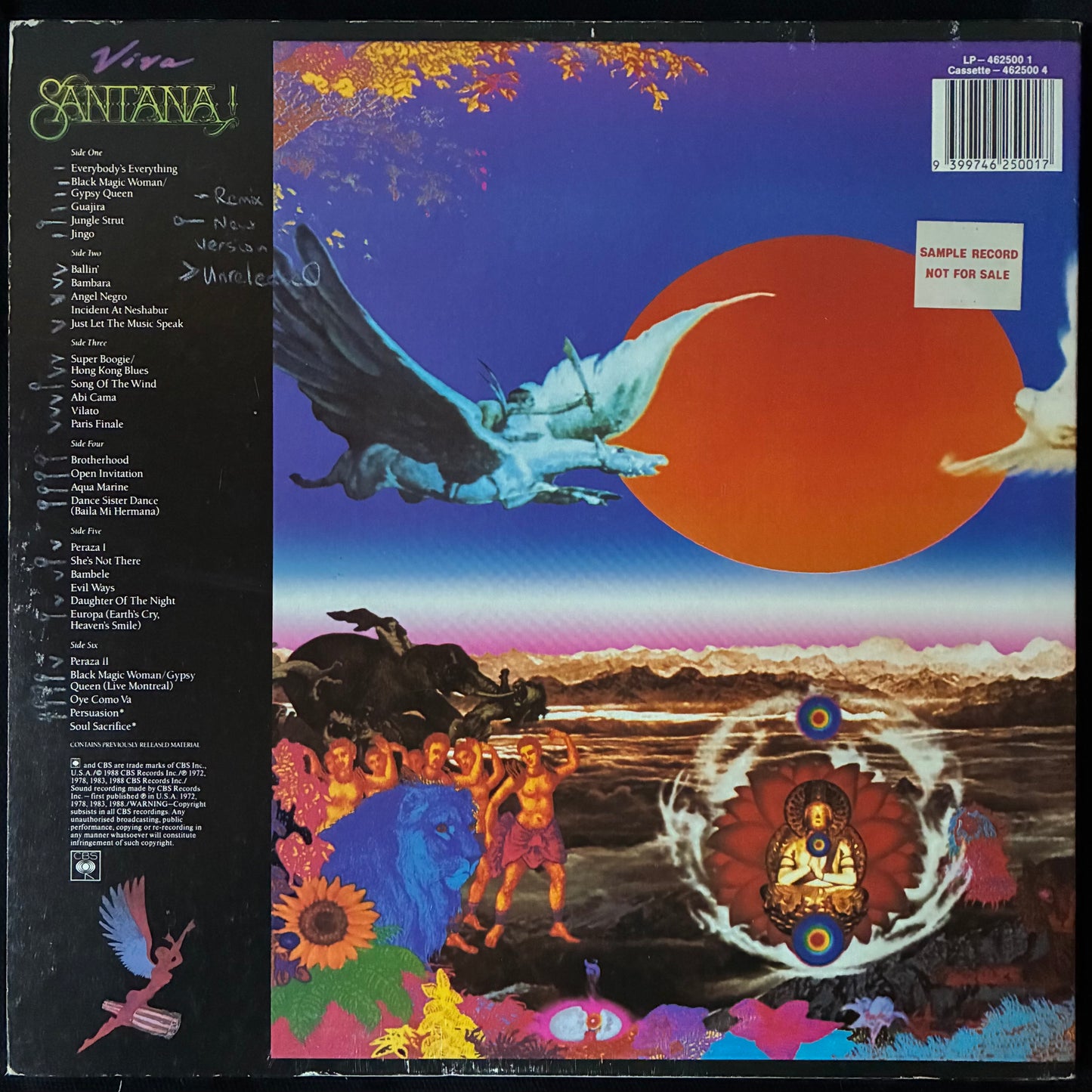 SANTANA - VIVA SANTANA! (3LP) (USED VINYL 1986 AUS M-/EX)