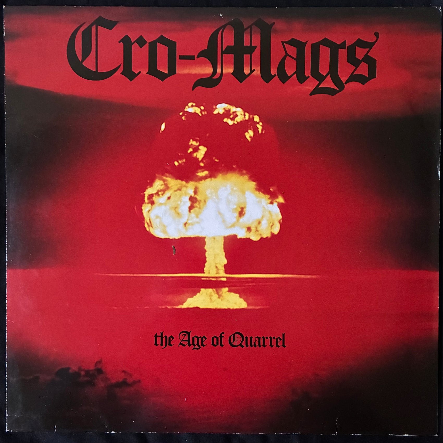 CRO-MAGS - THE AGE OF QUARREL (USED VINYL 1987 UK M-/EX)