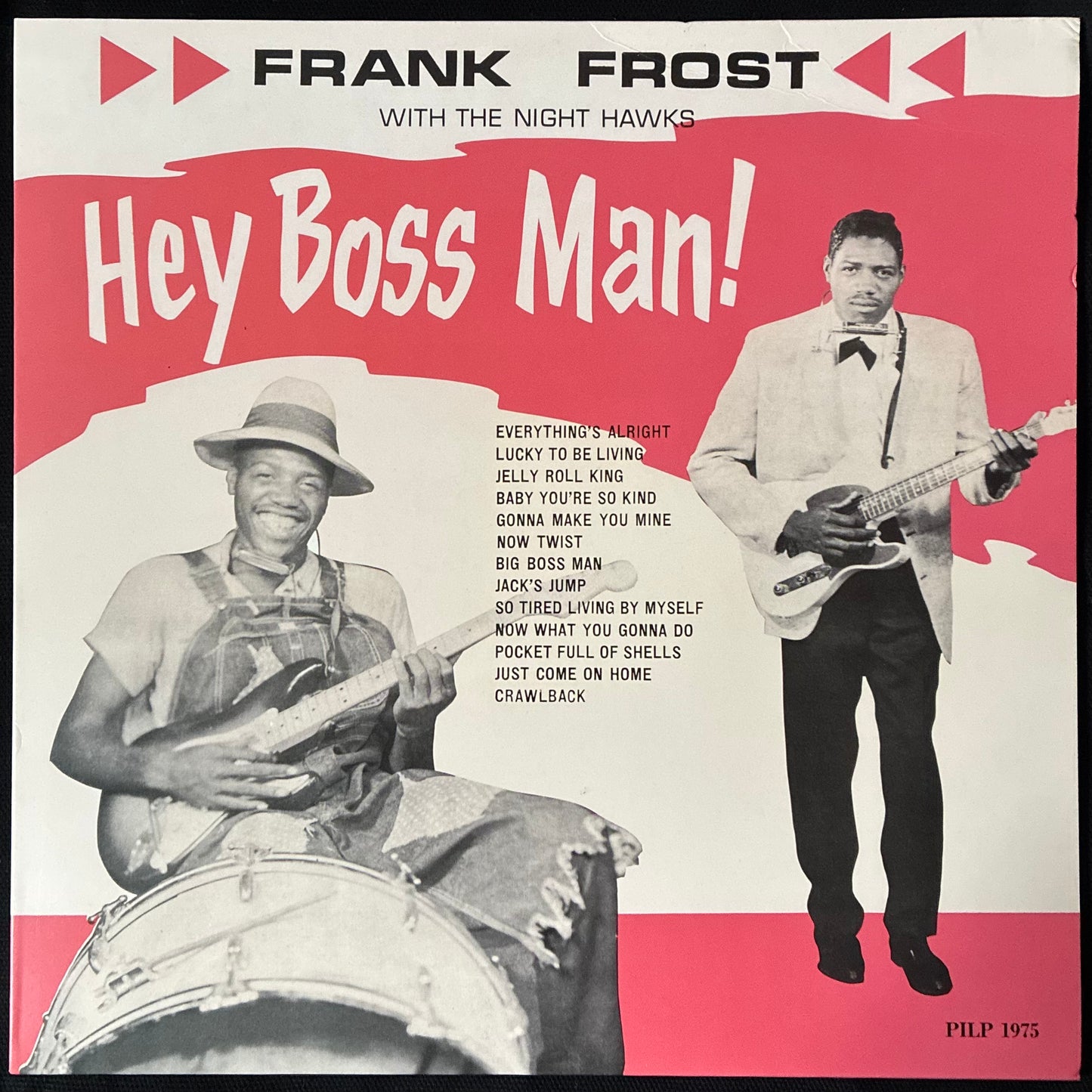 FRANK FROST WITH THE NIGHTHAWKS - HEY BOSS MAN! (USED VINYL US M-/M-)