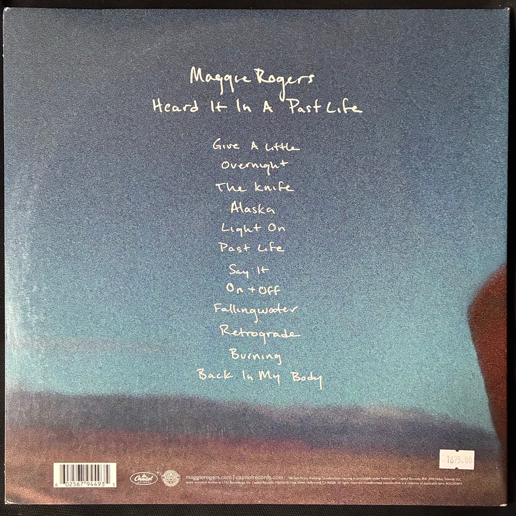 MAGGIE ROGERS - HEARD IT IN A PAST LIFE (USED VINYL 2019 US M-/EX+)