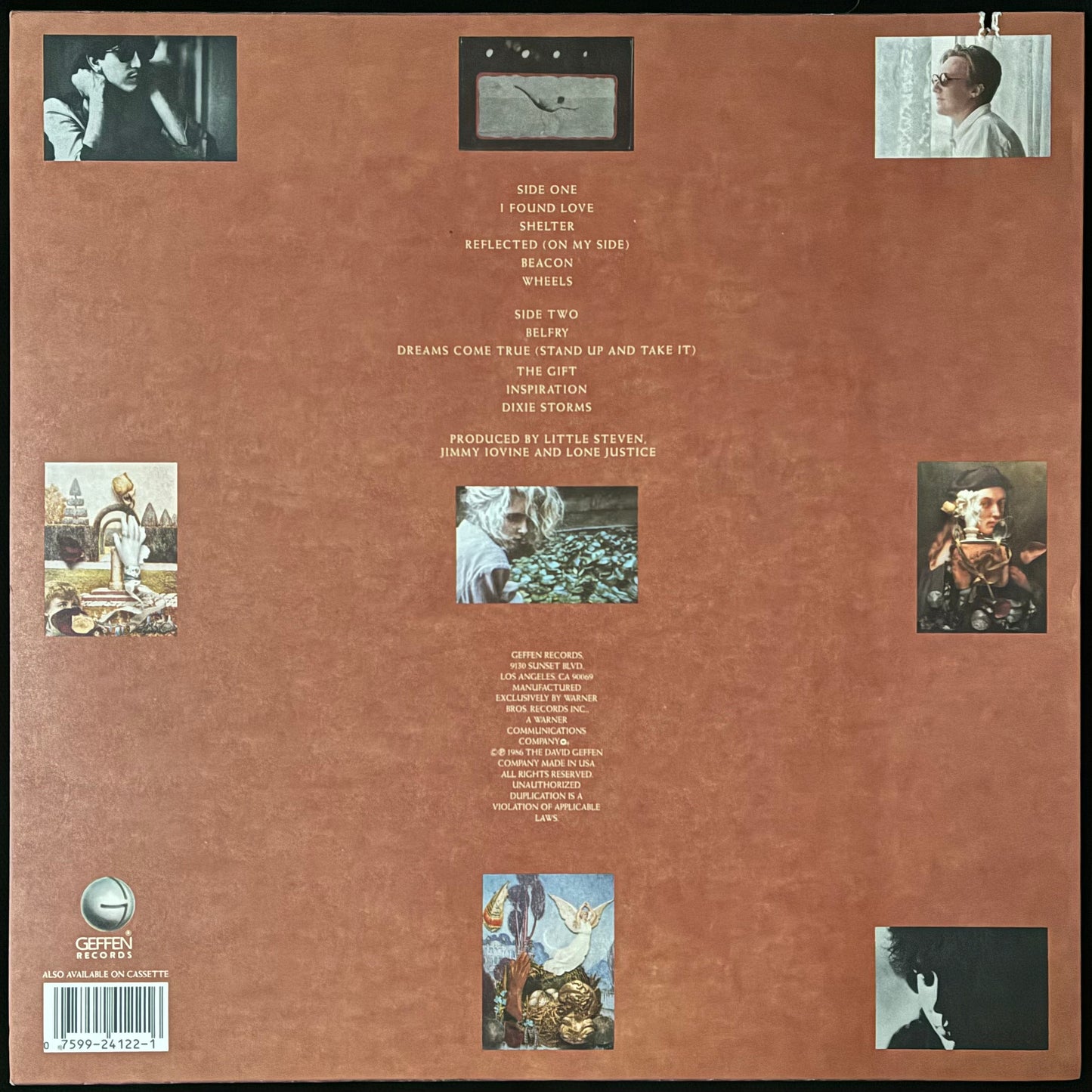 LONE JUSTICE - SHELTER (USED VINYL 1986 US M-/EX)