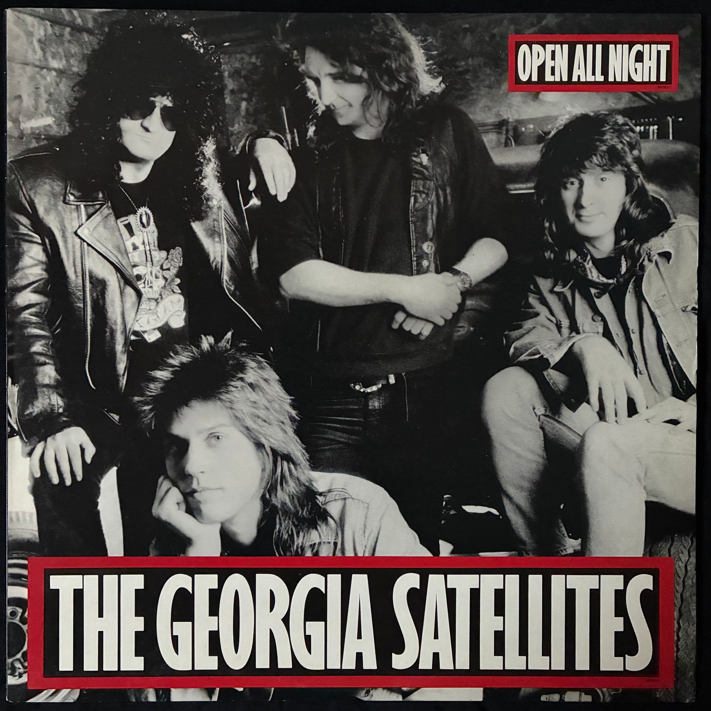 GEORGIA SATELLITES - OPEN ALL NIGHT (USED VINYL 1988 AUS M-/EX+)
