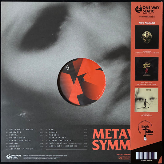 METAVARI - SYMMETRI (CLEAR/BLUE COLOURED) (USED VINYL 2017 US M-/M-)