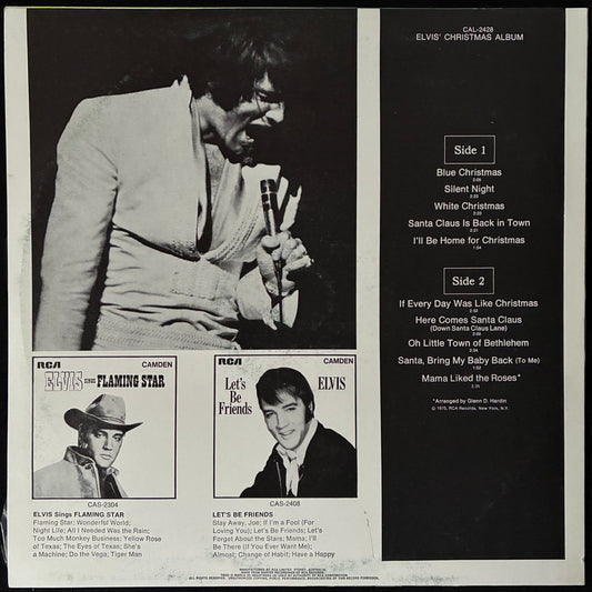 ELVIS PRESLEY - ELVIS' CHRISTMAS ALBUM (USED VINYL 1980 AUS M-/EX+)