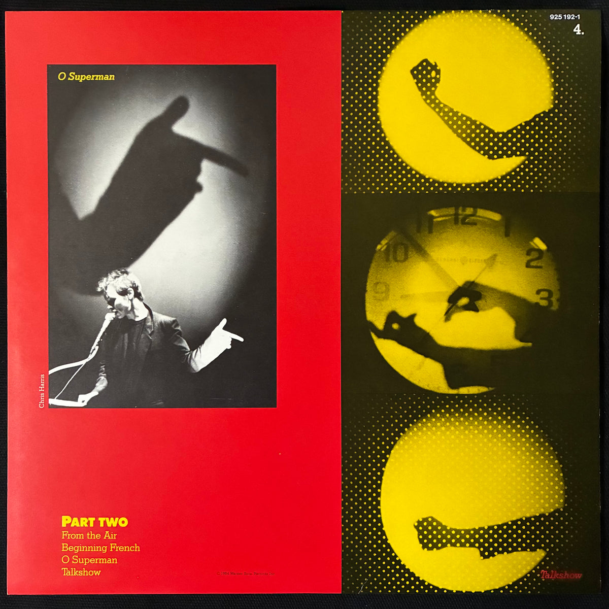LAURIE ANDERSON - UNITED STATES LIVE (5LP BOX SET) (USED VINYL 1984 EU M-/M-/EX+)