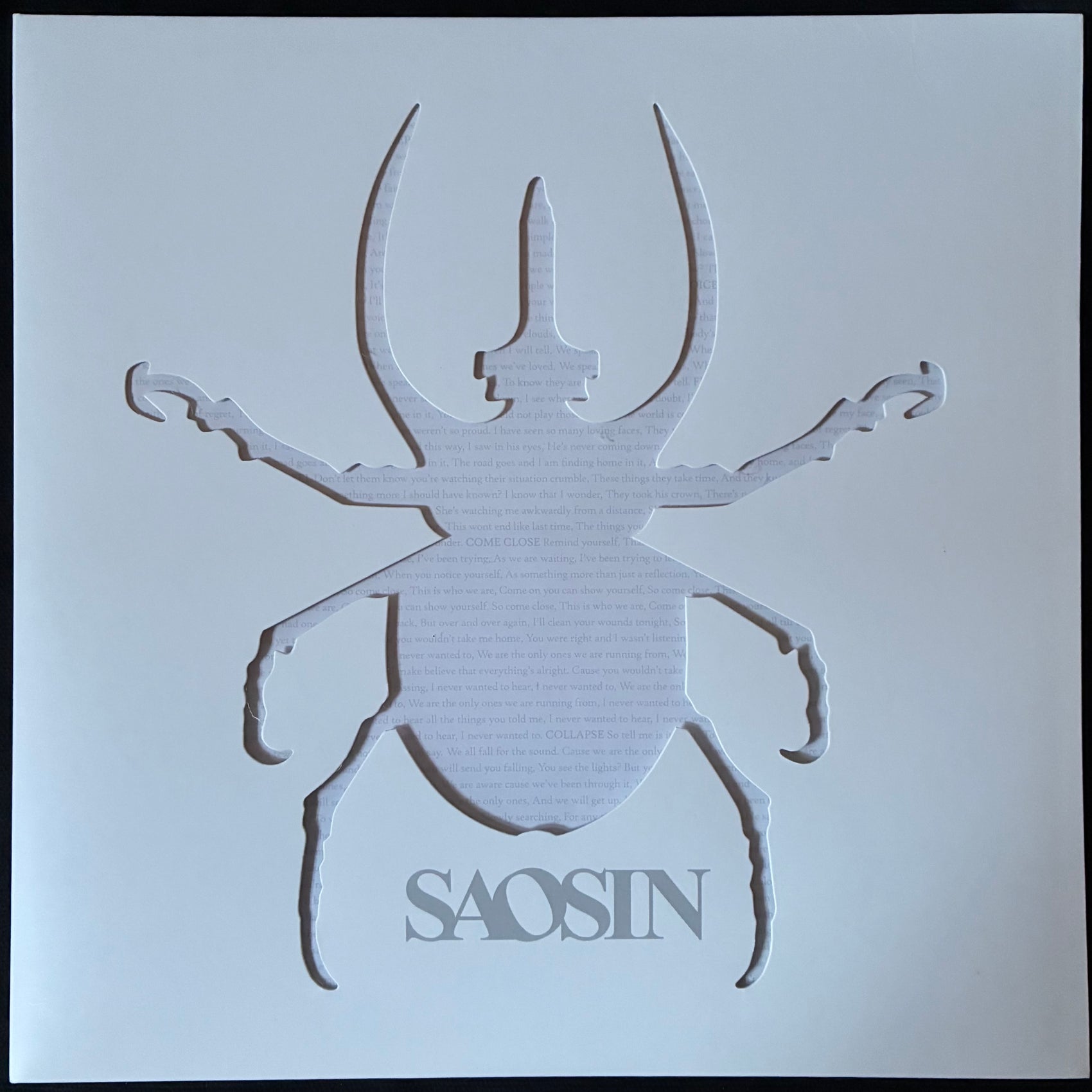 SAOSIN - SAOSIN (CLEAR/BLACK/WHITE/SILVER SWIRLED) (USED VINYL 2024 UK M-/M-)