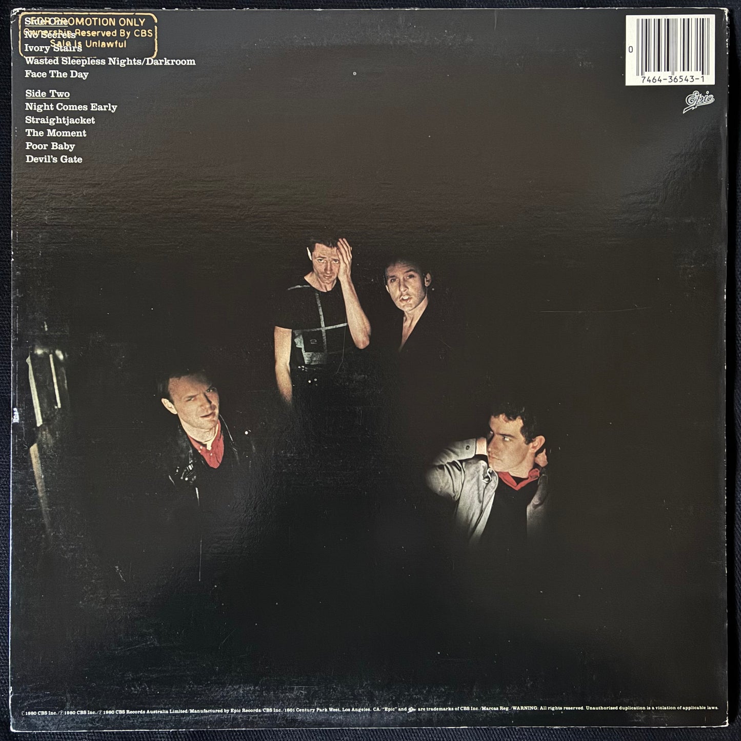 ANGEL CITY - DARKROOM (PROMO) (USED VINYL 1980 US M-/EX)