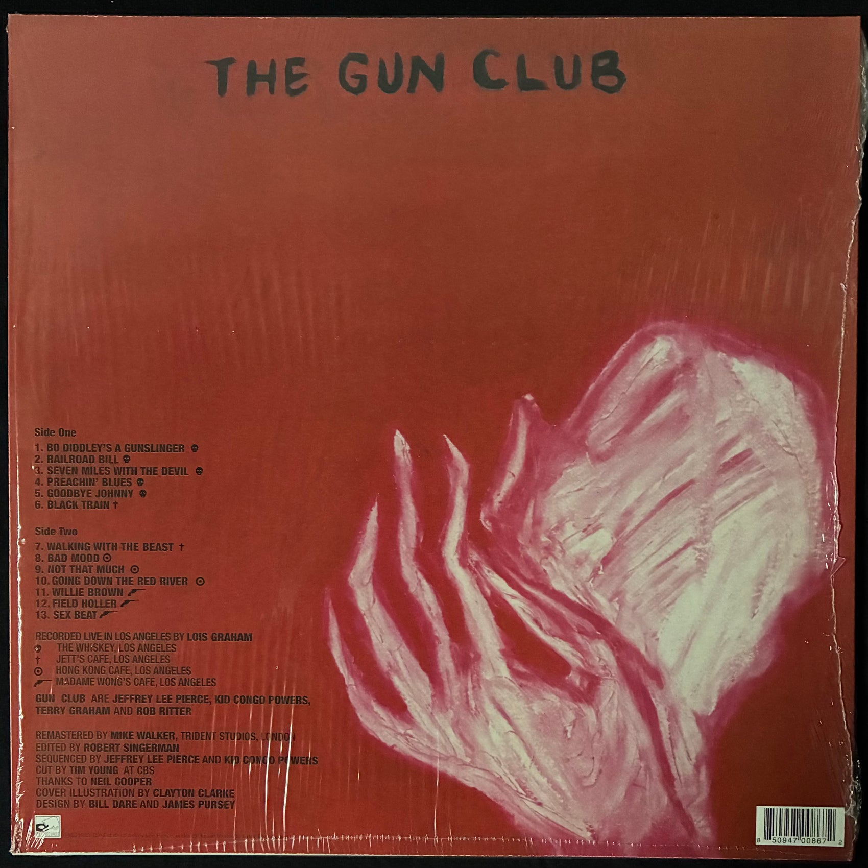 GUN CLUB - THE BIRTH THE DEATH THE GHOST (RED/BLACK COLOURED) (USED VINYL 2021 US M-/M-)