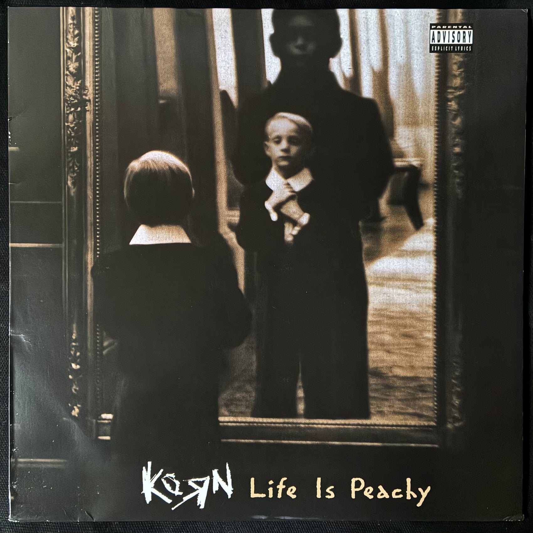 KORN - LIFE IS PEACHY (ORANGE SPLATTER) (USED VINYL 2021 EU M-/EX+)