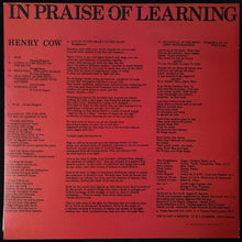 Load image into Gallery viewer, HENRY COW - IN PRAISE OF LEARNING (USED VINYL 1979 JAPAN M-/EX+)
