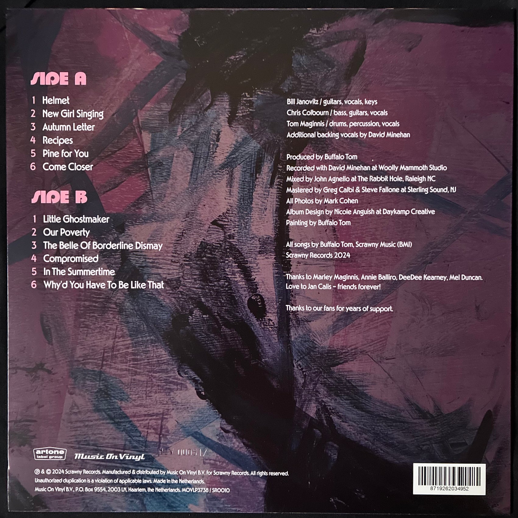 BUFFALO TOM - JUMP ROPE (MAGENTA VINYL) (USED VINYL 2024 EU M-/M-)