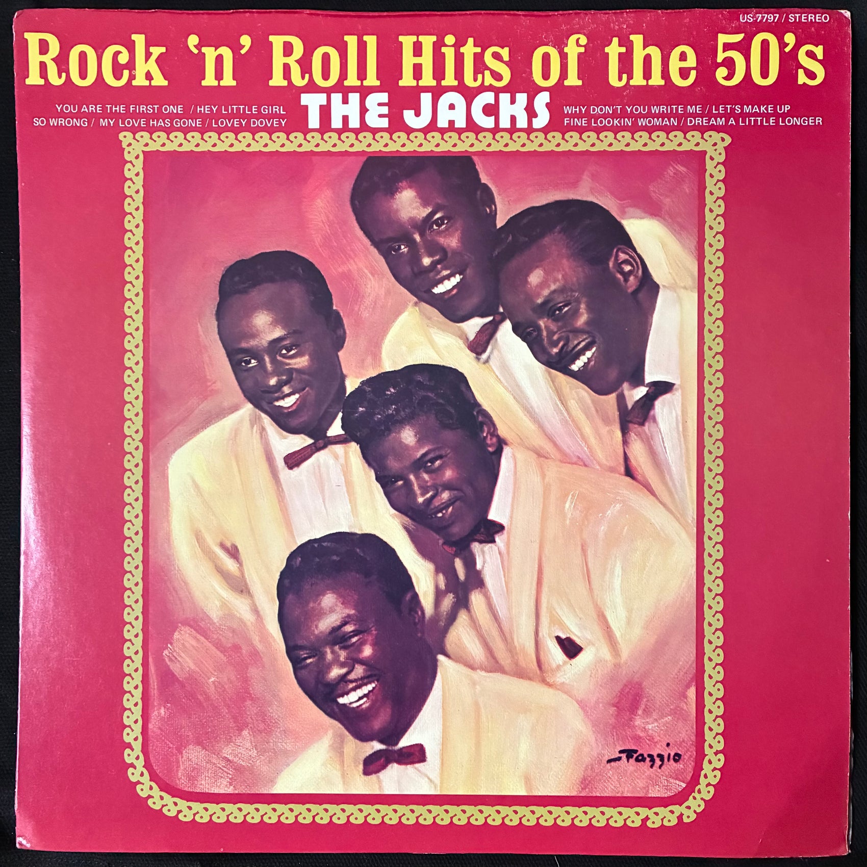 JACKS - ROCK 'N' ROLL HITS OF THE 50'S (USED VINYL 1971 US EX+/EX+)