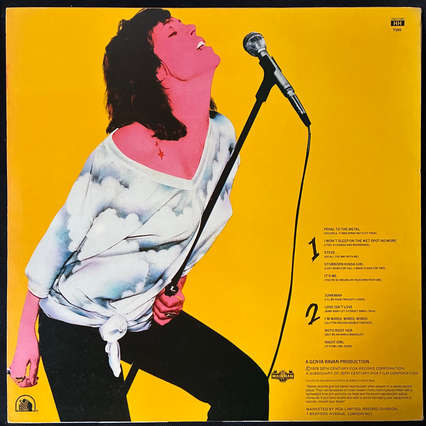 GENYA RAVAN - ...AND I MEAN IT! (USED VINYL 1979 UK M-/M-)