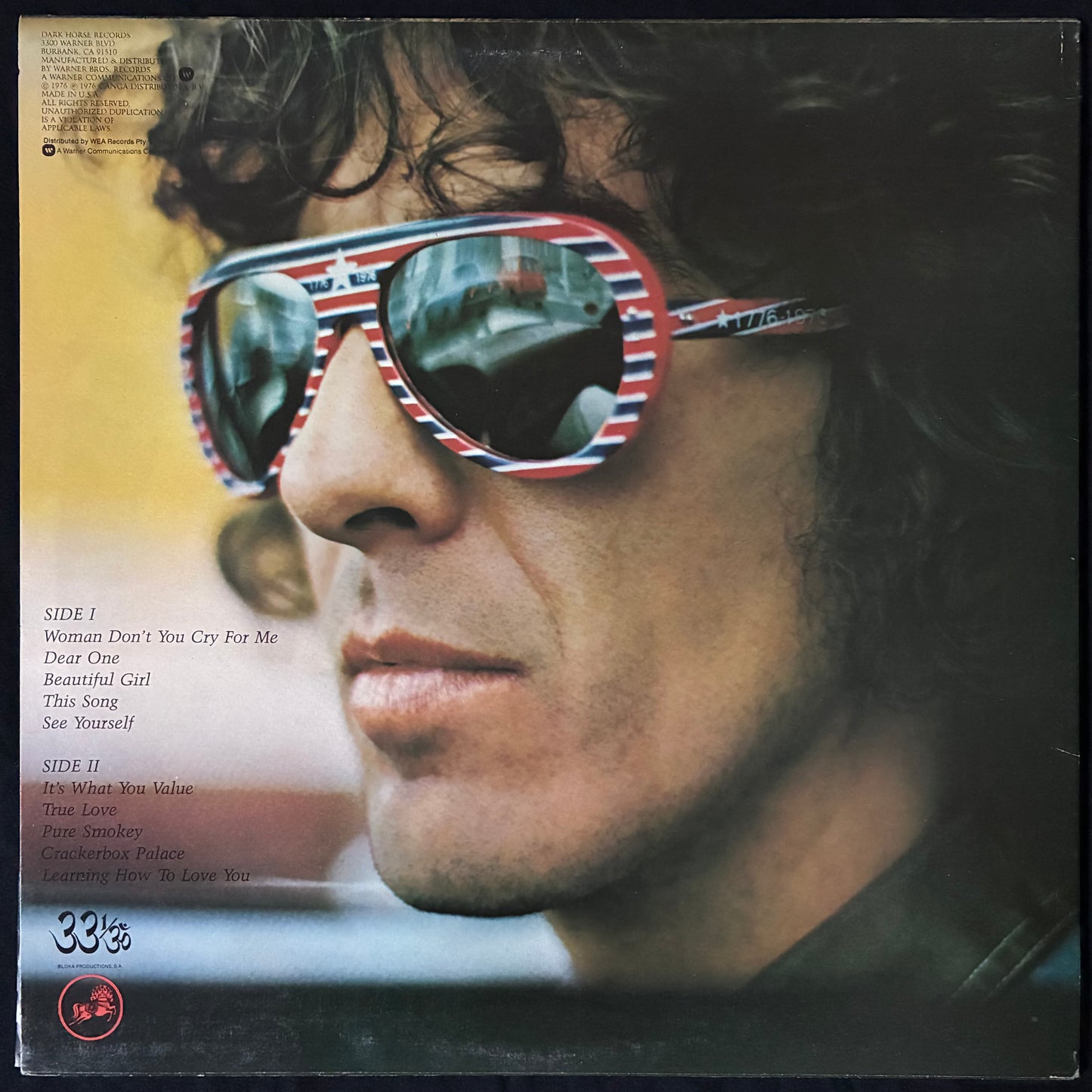 GEORGE HARRISON - THIRTY THREE & 1/3 (USED VINYL 1976 AUS M-/EX)