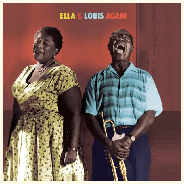 ELLA FITZGERALD & LOUIS ARMSTRONG - ELLA & LOUIS AGAIN (RED COLOURED) VINYL