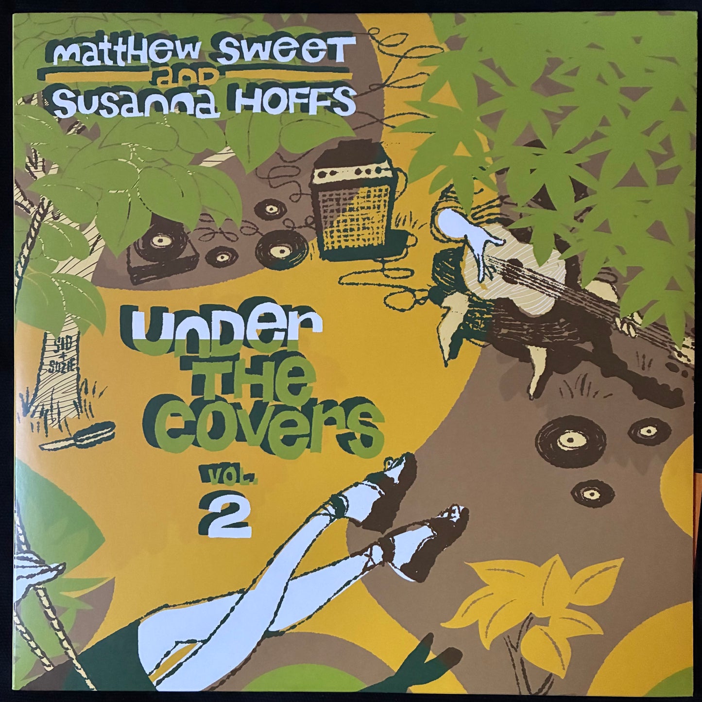 MATTHEW SWEET AND SUSANNA HOFFS - UNDER THE COVERS VOL.2 (2LP) (LIME GREEN COLOURED) (USED VINYL 2020 UK/EU M-/M-)