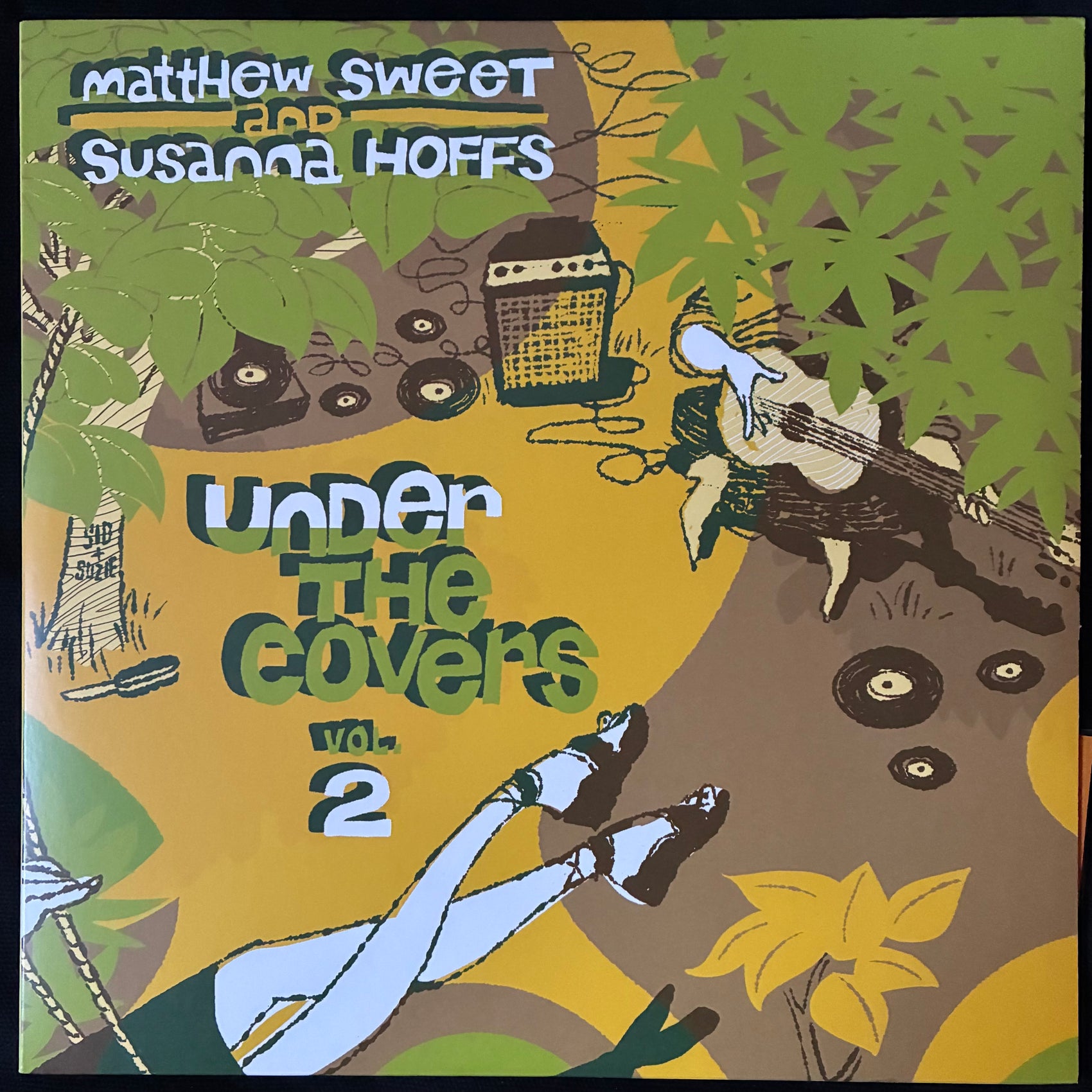 MATTHEW SWEET AND SUSANNA HOFFS - UNDER THE COVERS VOL.2 (2LP) (LIME GREEN COLOURED) (USED VINYL 2020 UK/EU M-/M-)