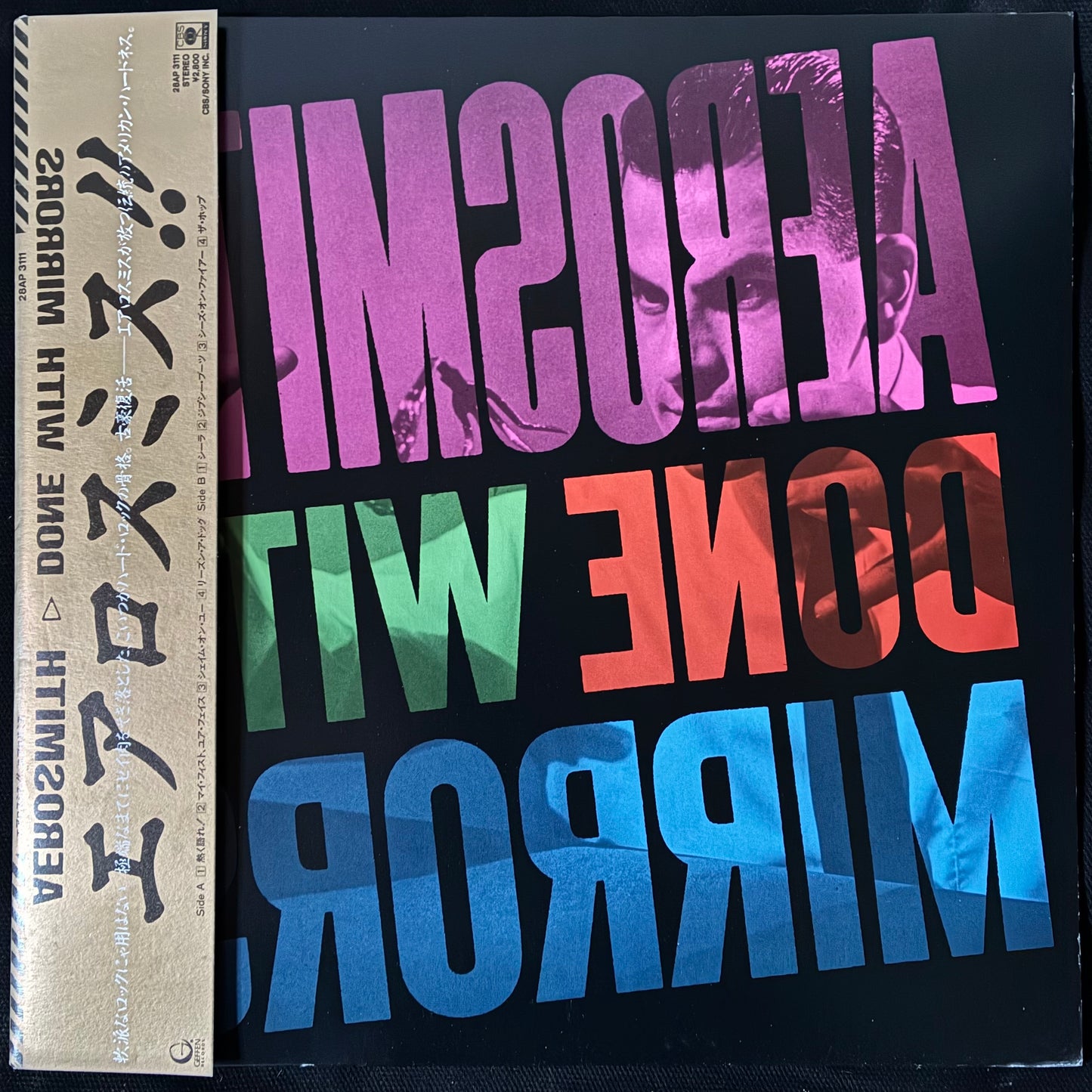 AEROSMITH - DONE WITH MIRRORS (FIRST PRESSING) (USED VINYL 1985 JAPAN M-/M-)