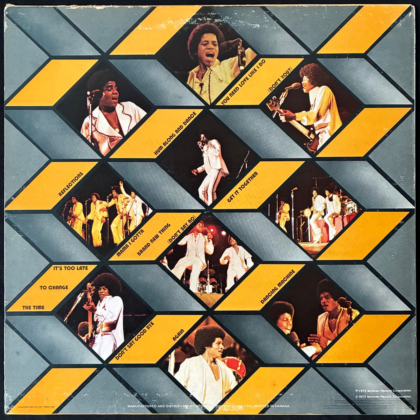 JACKSON FIVE - GET IT TOGETHER (FIRST PRESSING) (USED VINYL 1973 CANADA EX+/VG+)
