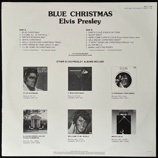 ELVIS PRESLEY - BLUE CHRISTMAS (USED VINYL 1976 AUS M-/M-)