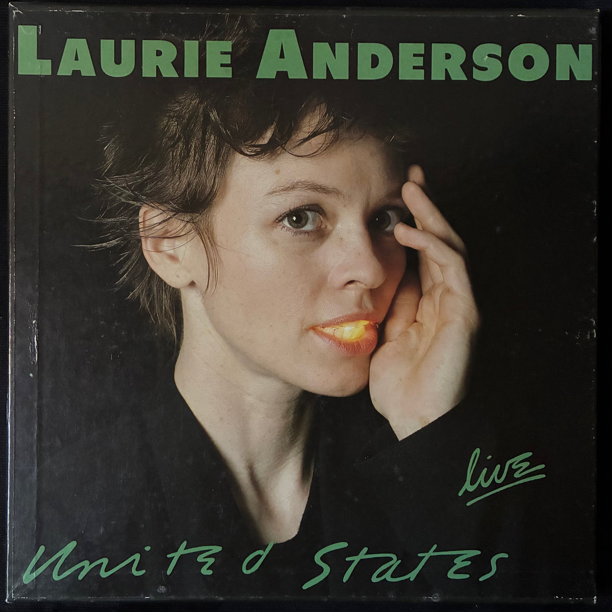 LAURIE ANDERSON - UNITED STATES LIVE (5LP BOX SET) (USED VINYL 1984 EU M-/M-/EX+)