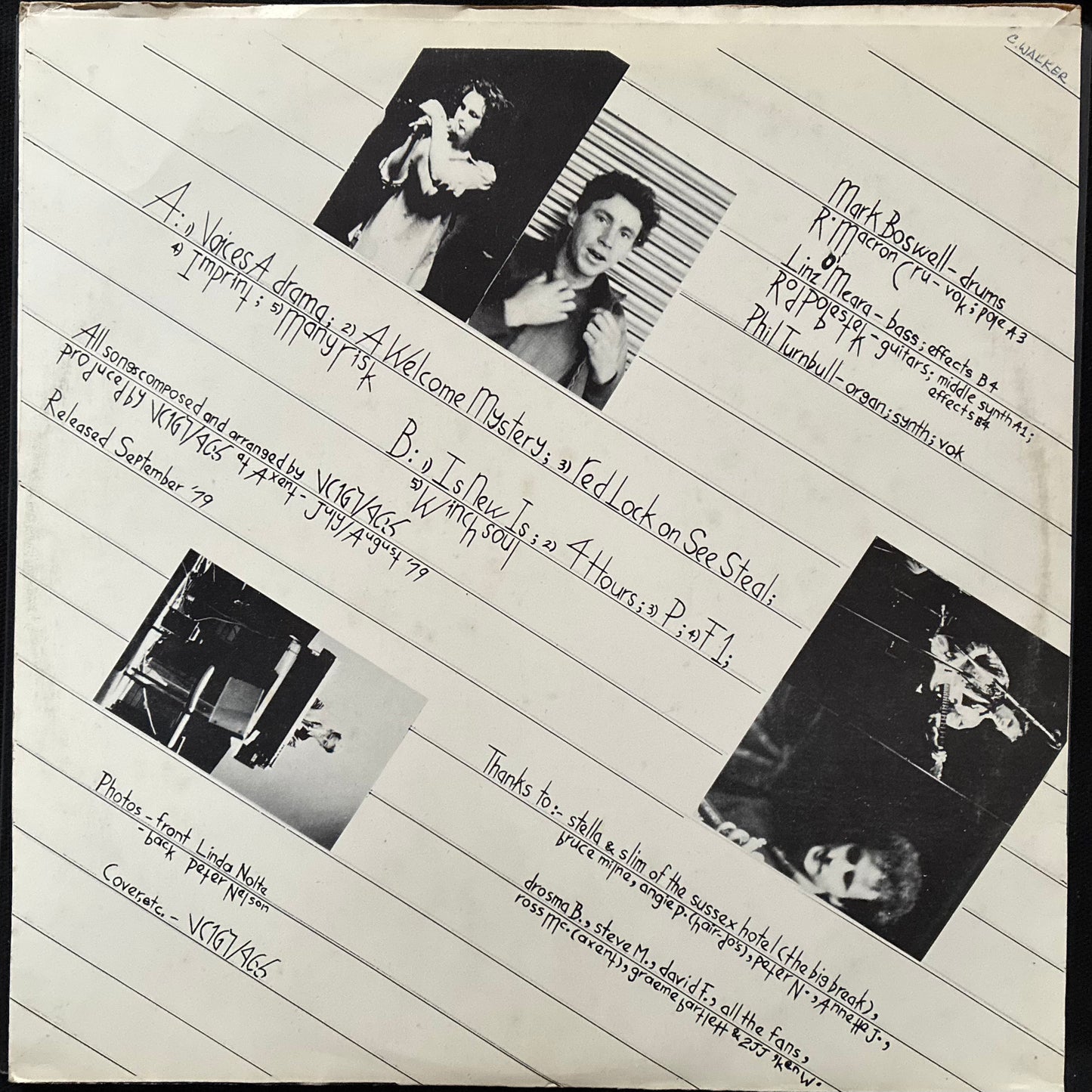 VOIGT/465 - SLIGHTS STILL UNSPOKEN (FIRST PRESSING) (USED VINYL 1979 AUS M-/EX)