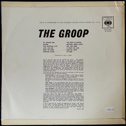 GROOP - THE GROOP (USED VINYL 1966 AUS EX/EX)