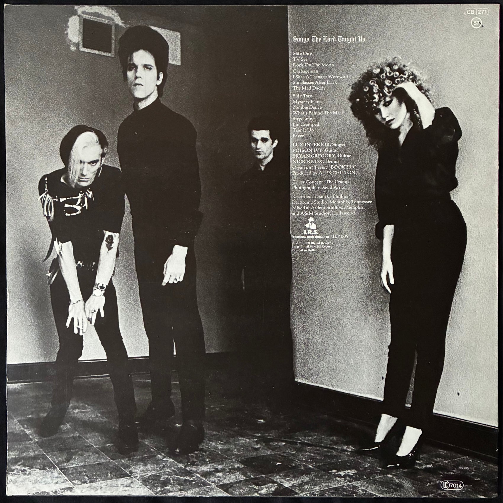 CRAMPS - SONGS THE LORD TAUGHT US (USED VINYL 1980 NETHERLANDS M-/EX+)