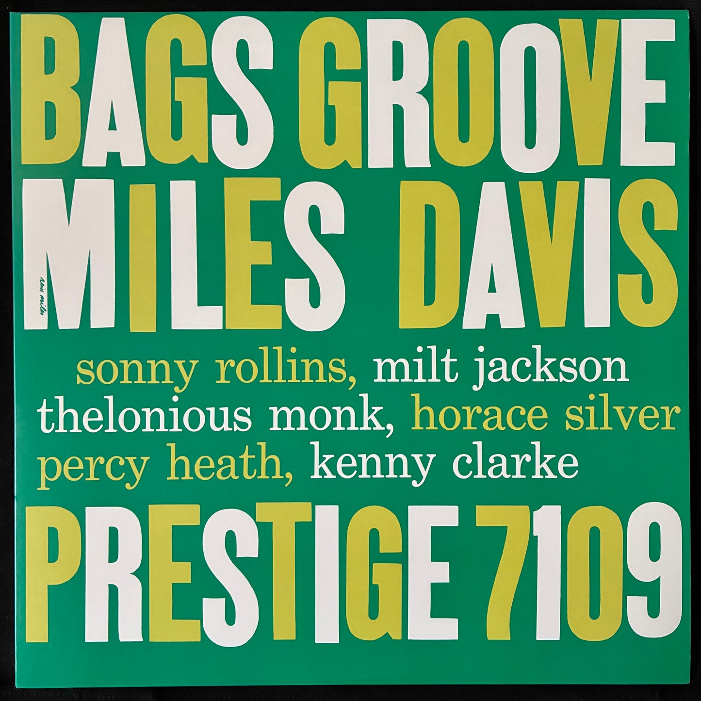 MILES DAVIS - BAGS'GROOVE (USED VINYL 2015 US M-/M-)