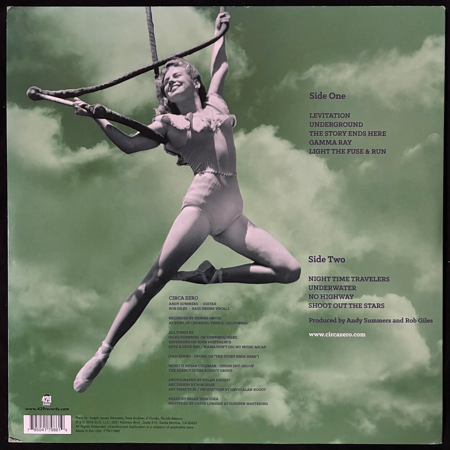 CIRCA ZERO - CIRCUS HERO (USED VINYL 2014 US M-/EX+)