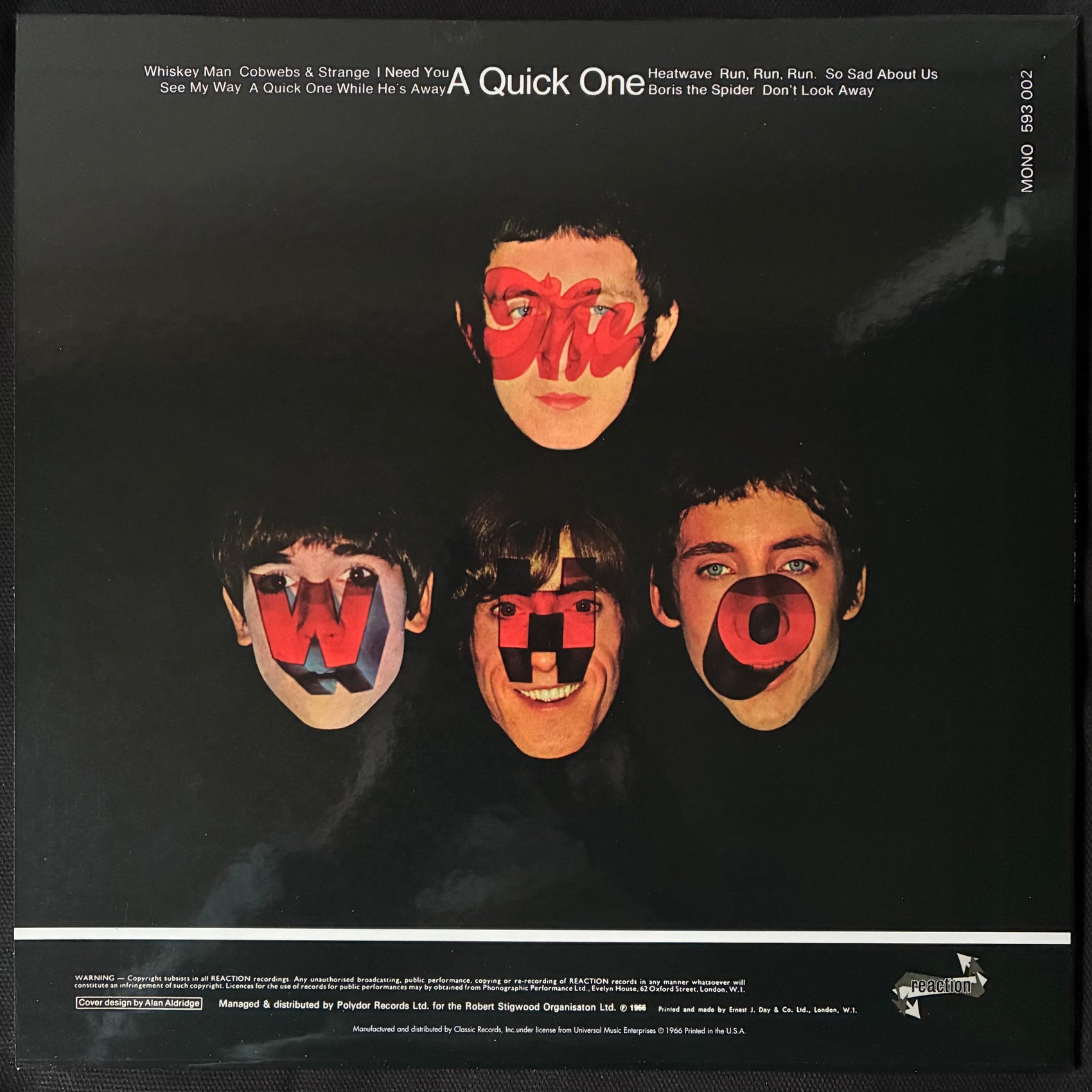 WHO - A QUICK ONE (USED VINYL 2005 US M-/M-)
