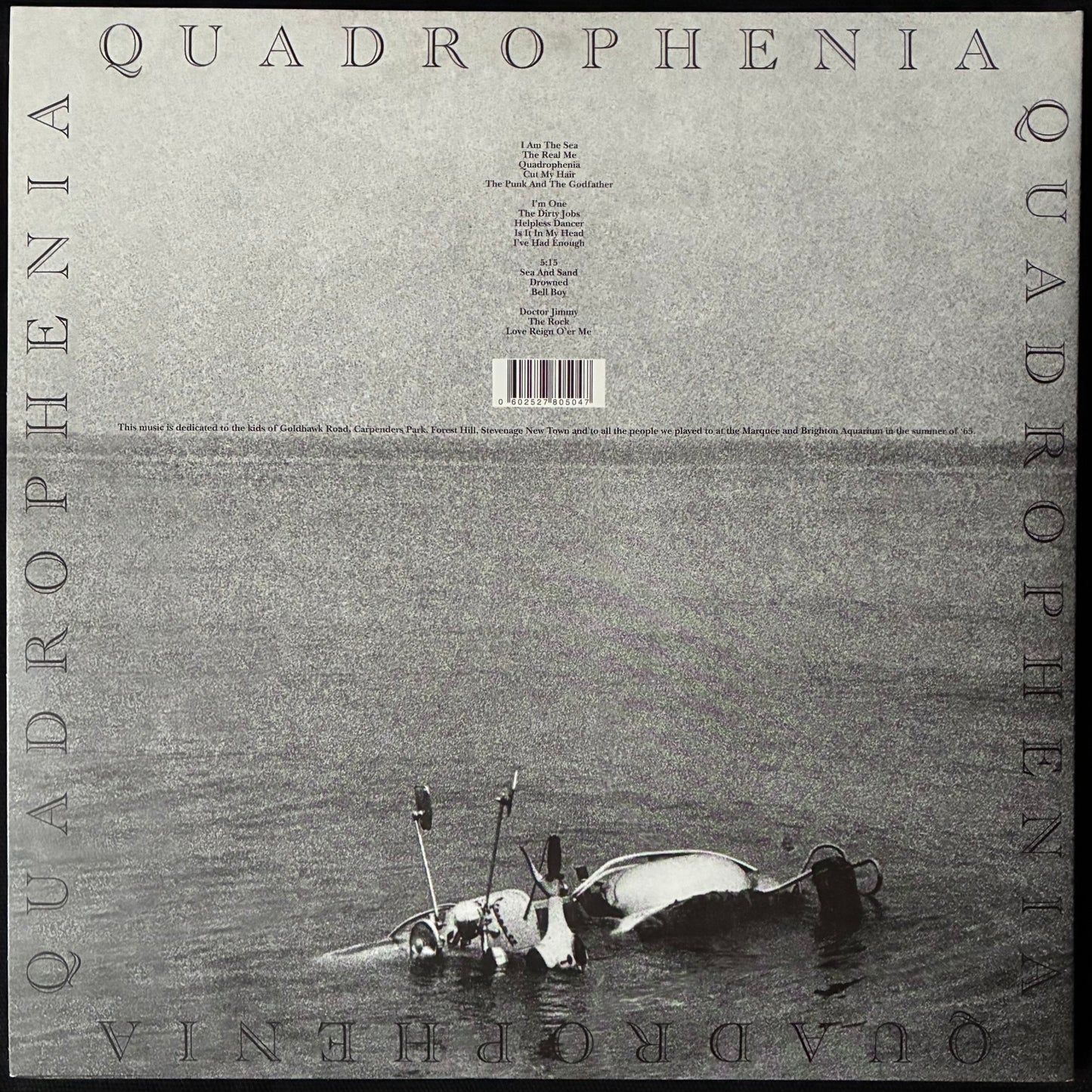 WHO - QUADROPHENIA (2LP) (USED VINYL 2011 EU M-/M-)