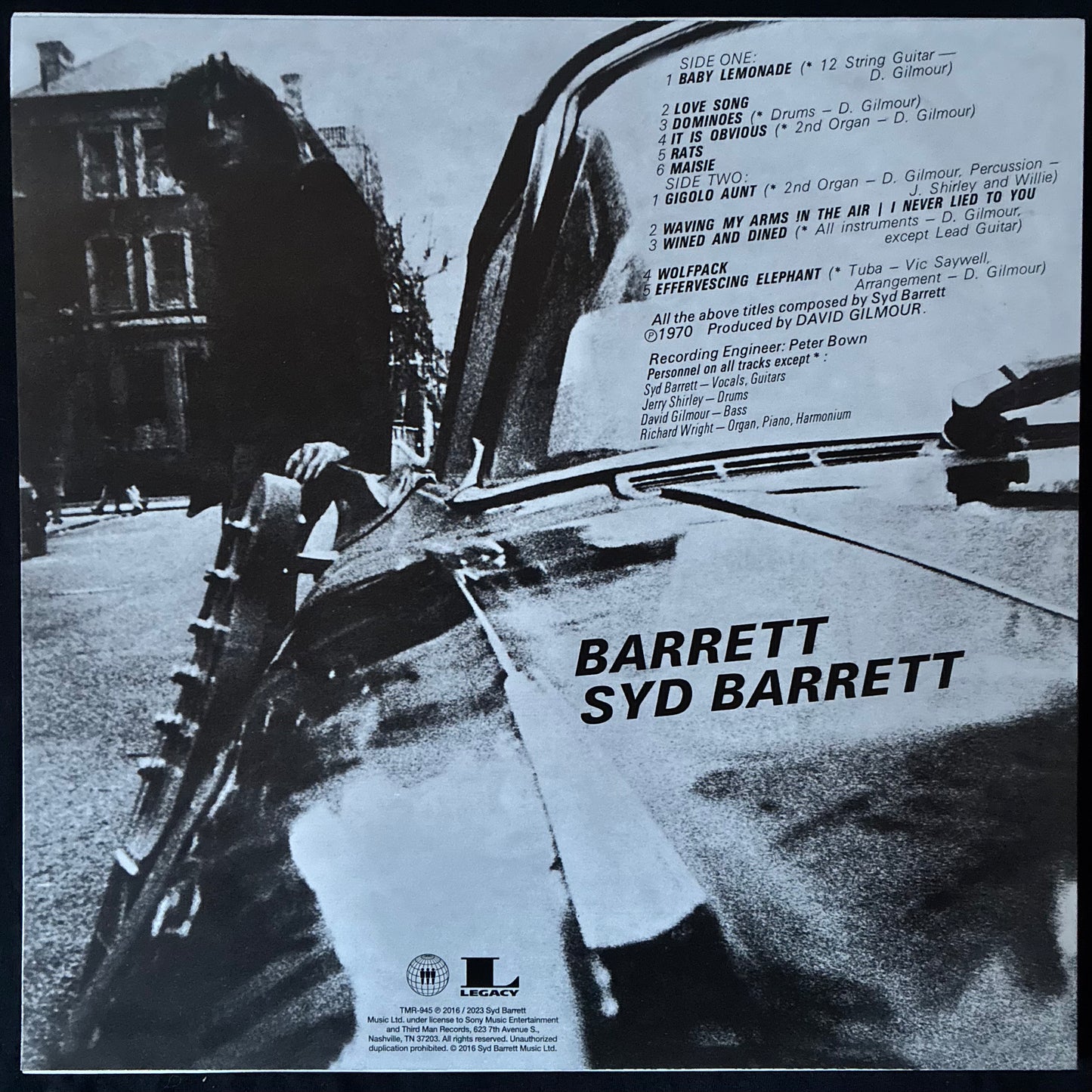SYD BARRETT - THE SOLO WORKS OF SYD BARRETT (3LP+7") (COLOURED) VINYL BOX SET