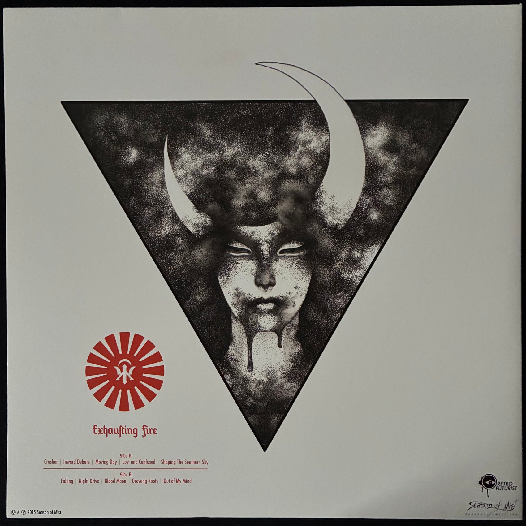 KYLESA - EXHAUSTING FIRE (RED COLOURED) (USED VINYL 2015 AUS M-/M-)