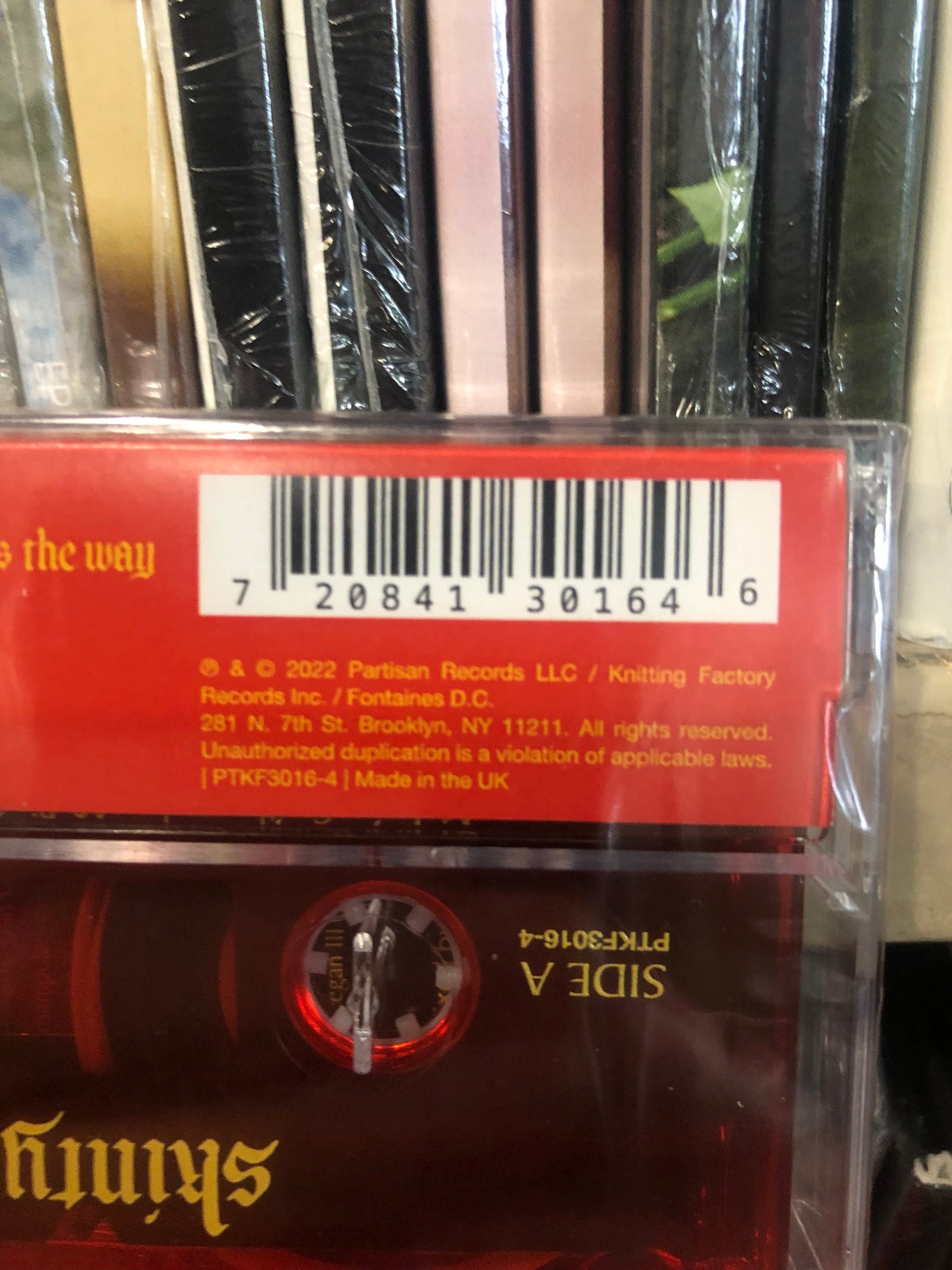FONTAINES D.C. - SKINTY FIA (RED COLOURED) CASSETTE