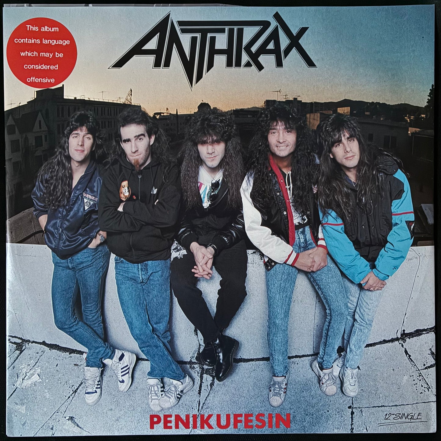 ANTHRAX - PENIKUFESIN (MLP) (USED VINYL 1989 AUS M-/M-)