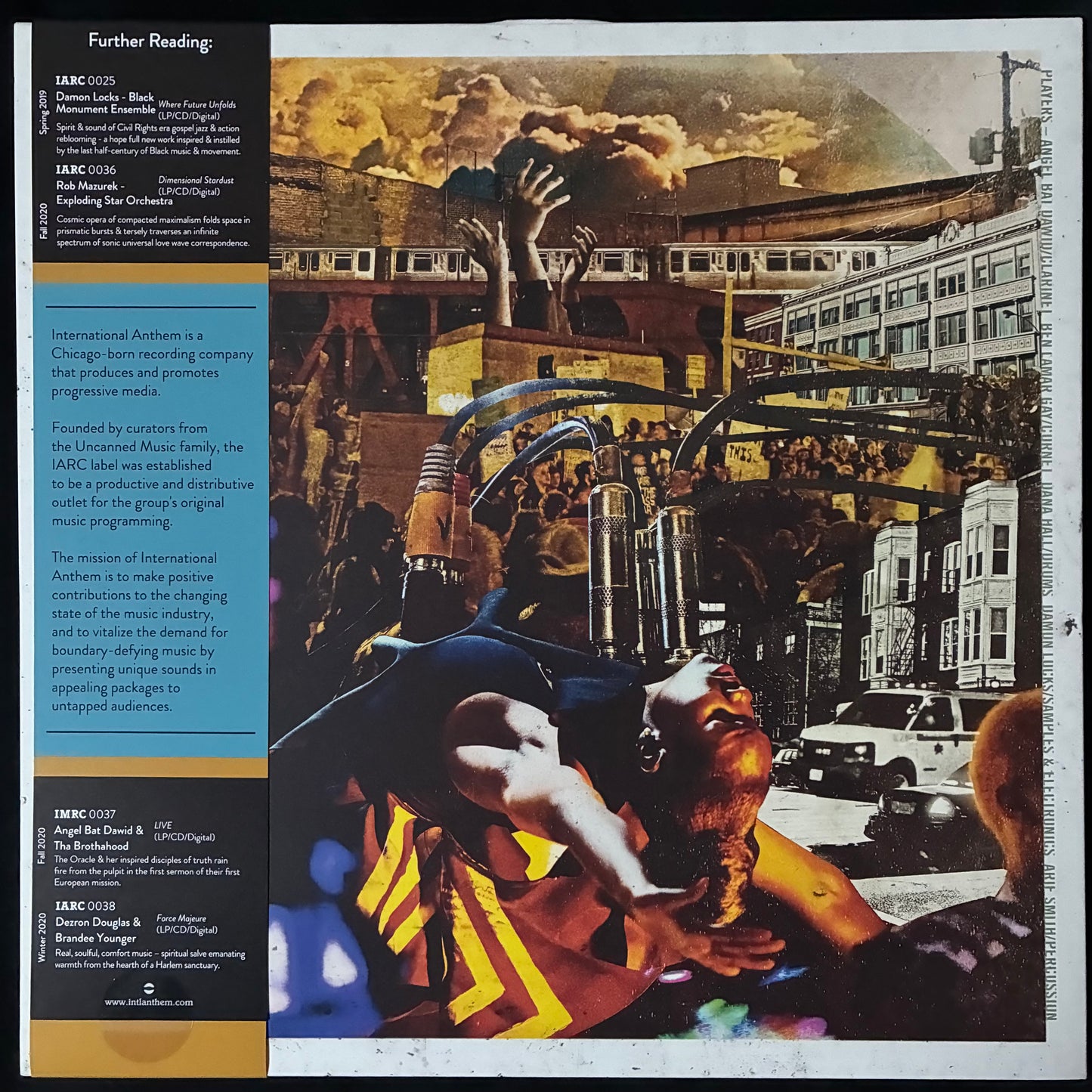 DAMON LOCKS BLACK MONUMENT ENSEMBLE - NOW (CRIMSON/BLACK SWIRL) (USED VINYL 2021 US M-/M-)