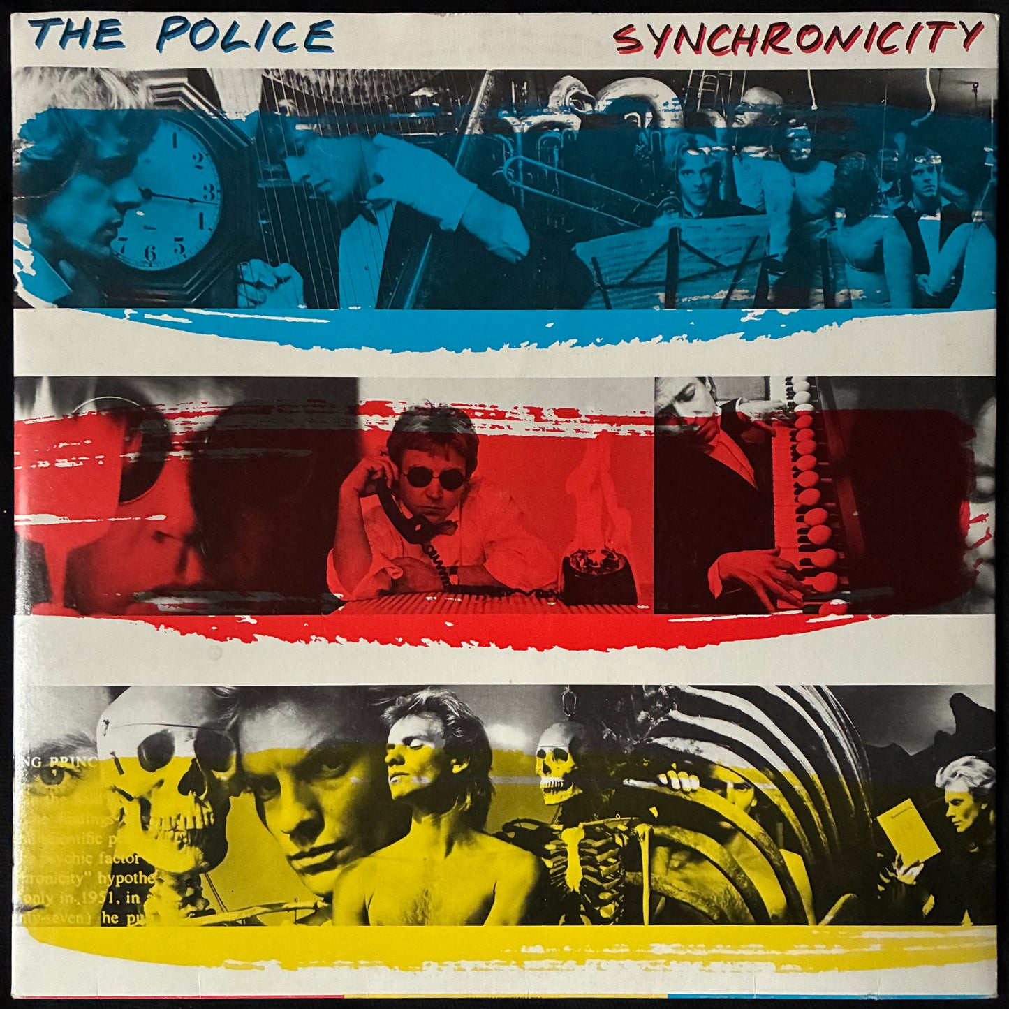 POLICE - SYNCHRONICITY (FIRST PRESSING) (RED COLOURED) (USED VINYL 1984 AUS M-/EX+)