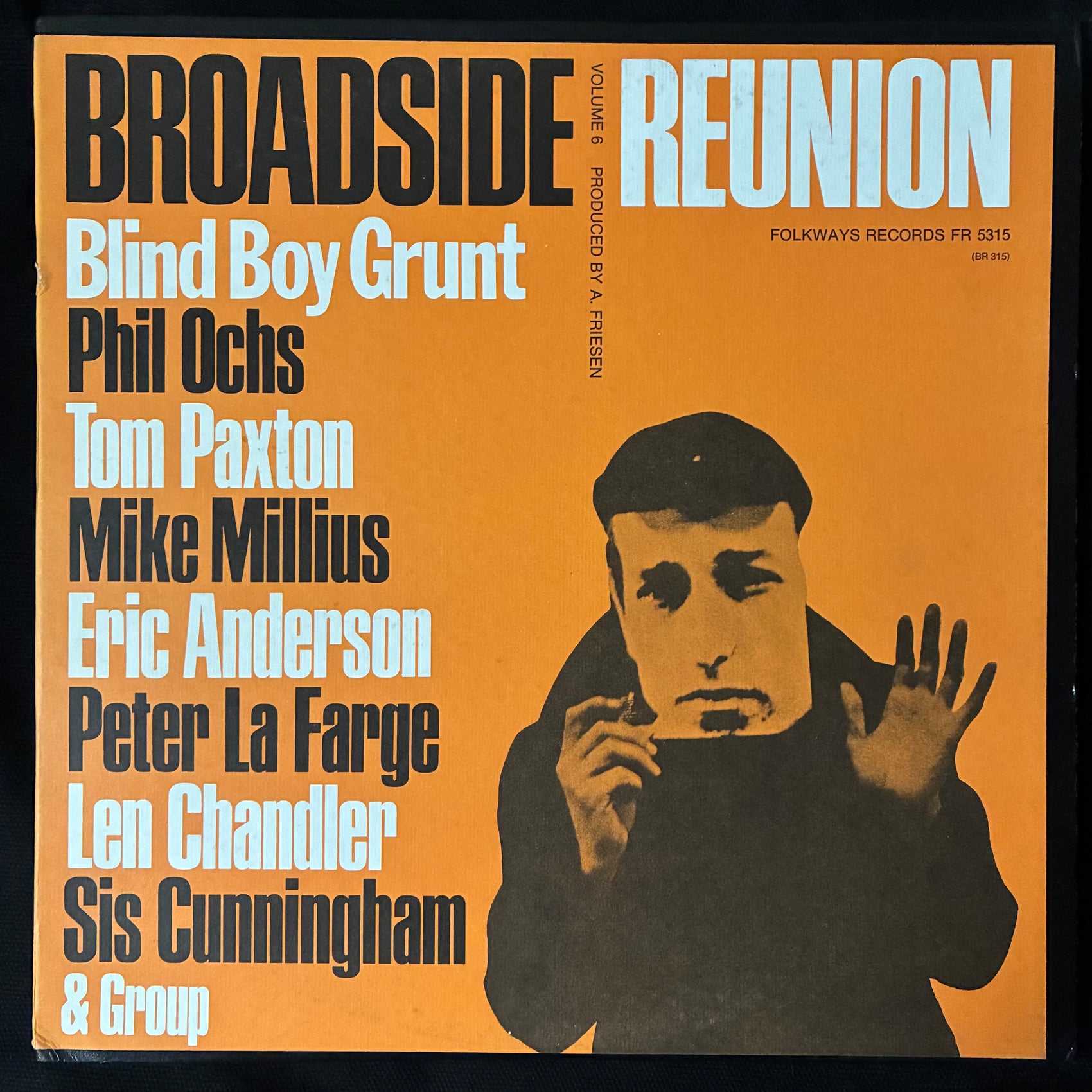 VARIOUS ARTISTS - BROADSIDE VOLUME 6: REUNION (USED VINYL 1972 US M-/EX)