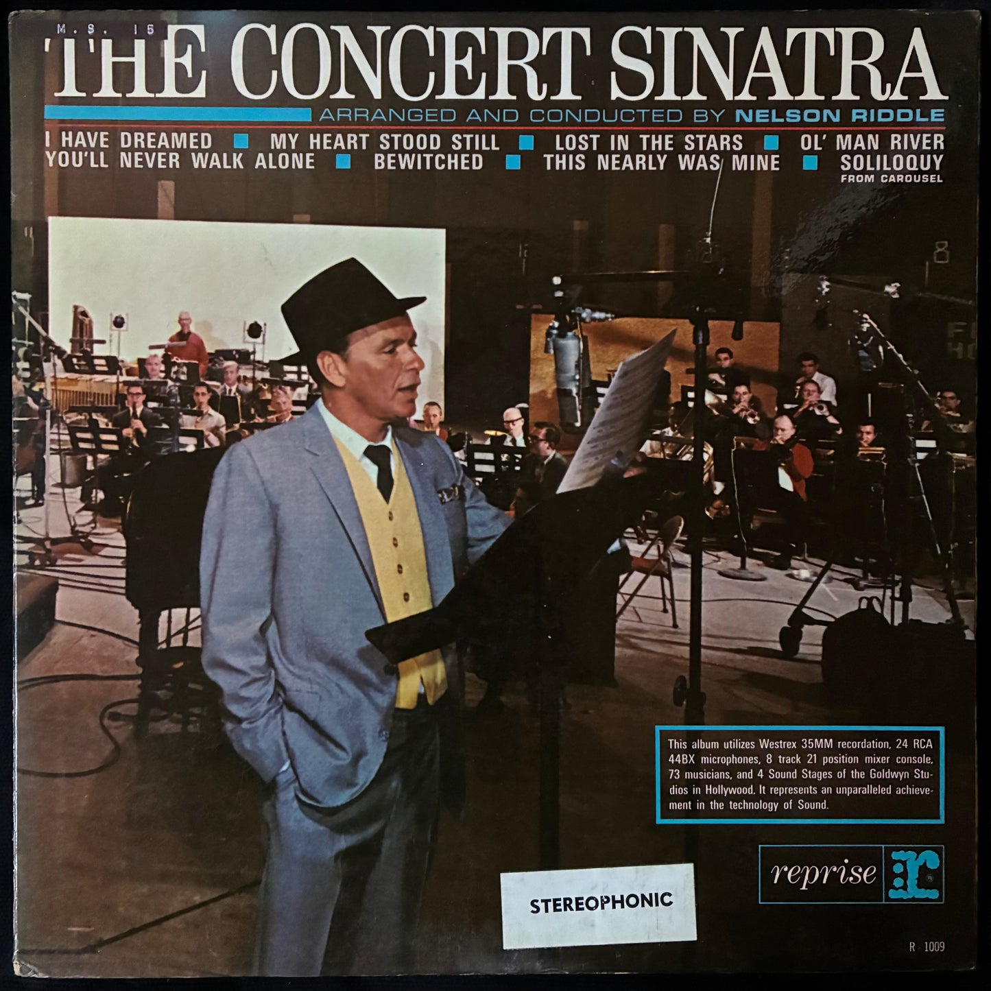 FRANK SINATRA - THE CONCERT SINATRA (USED VINYL 1965 US EX/EX)