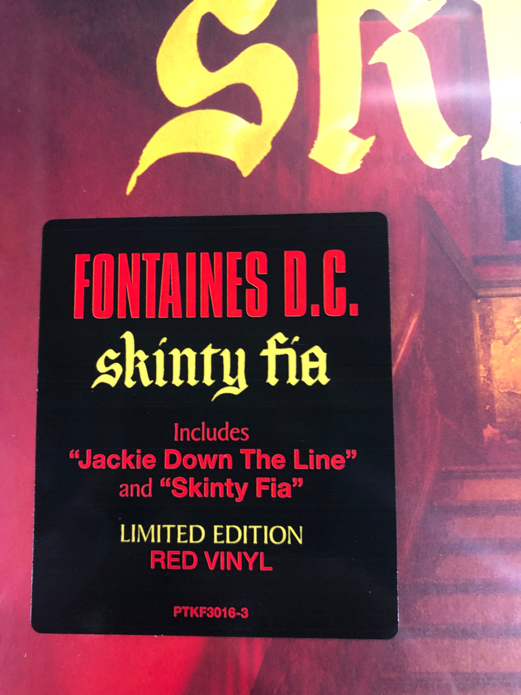 FONTAINES D.C. - SKINTY FIA (LIMITED EDN RED COLOURED) VINYL
