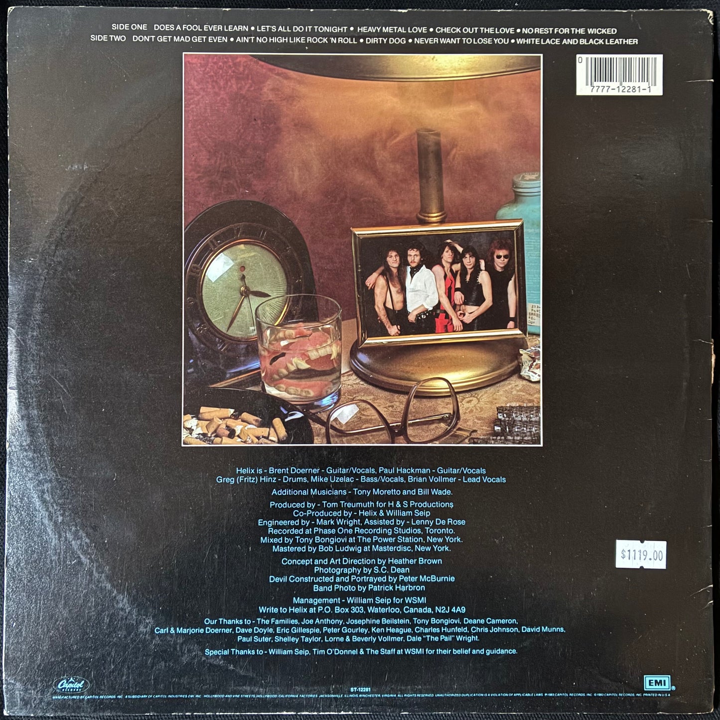 HELIX - NO REST FOR THE WICKED (USED VINYL 1983 US M-/EX-)