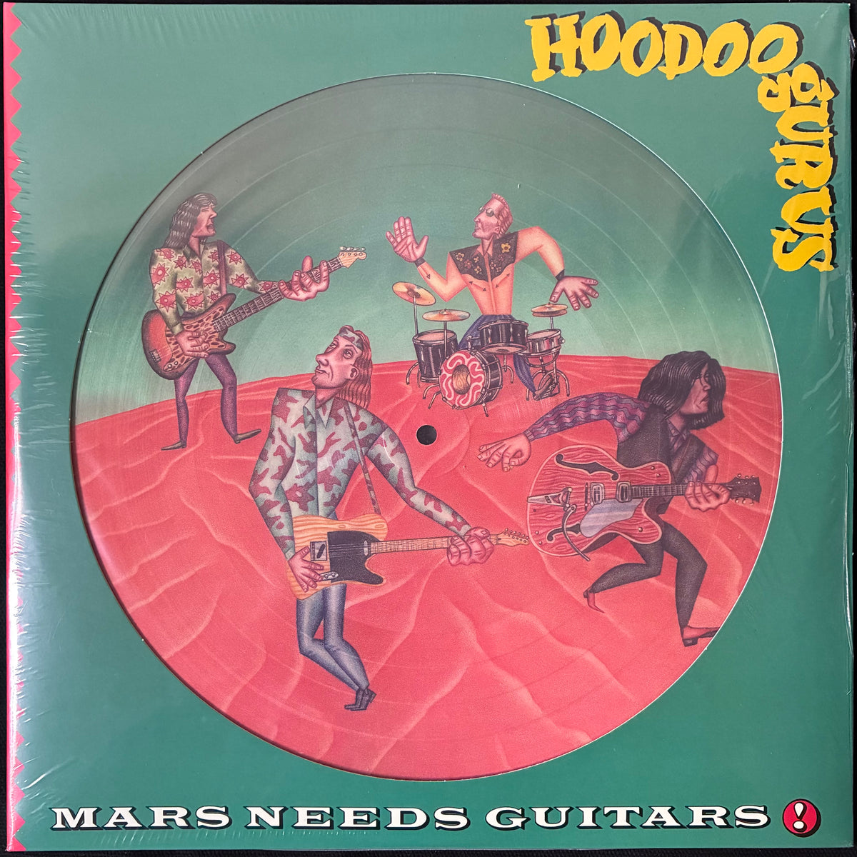 HOODOO GURUS - MARS NEEDS GUITARS (2LP) (PICTURE DISC) (UNPLAYED)