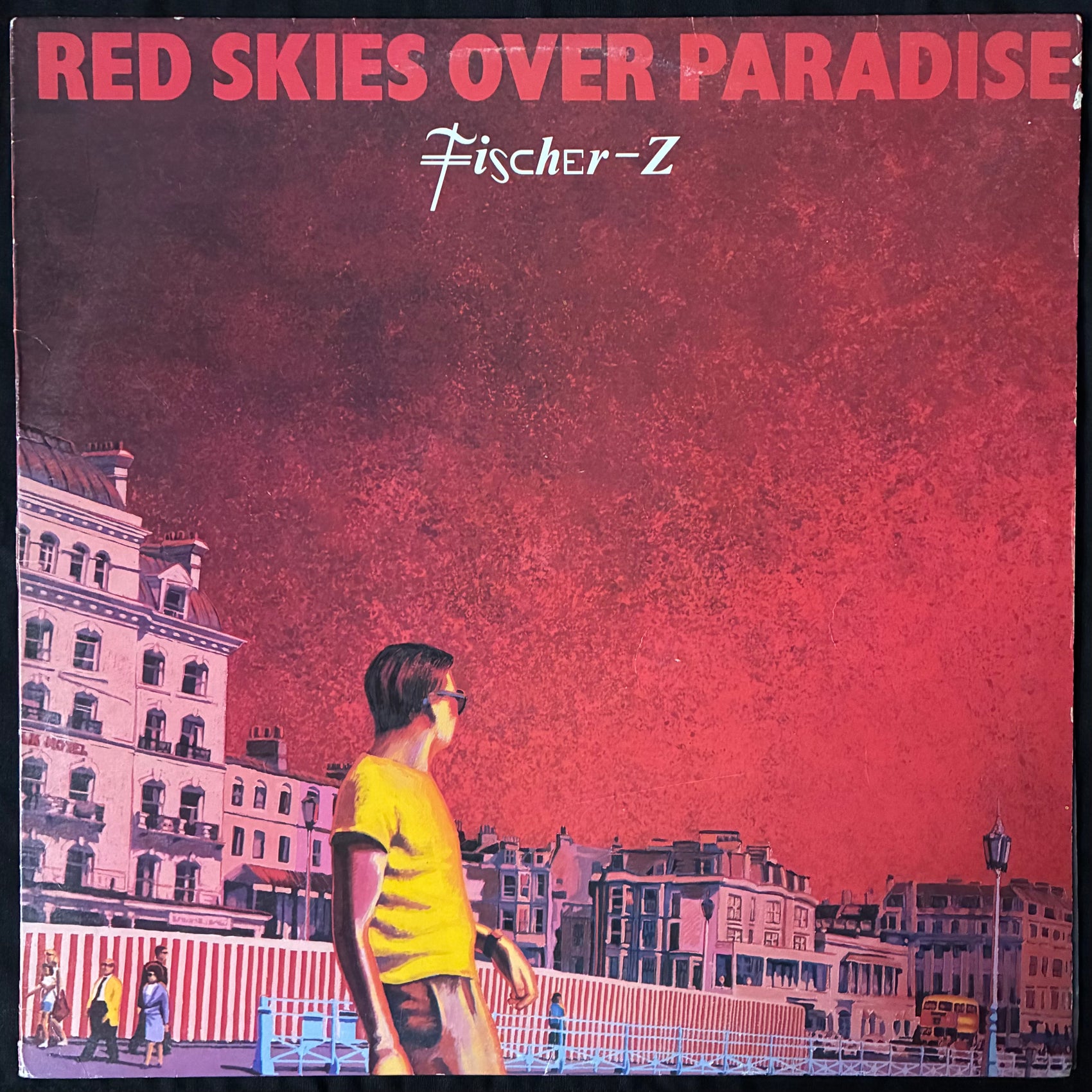 FISCHER-Z - RED SKIES OVER PARADISE (USED VINYL 1981 AUS EX+/EX+)