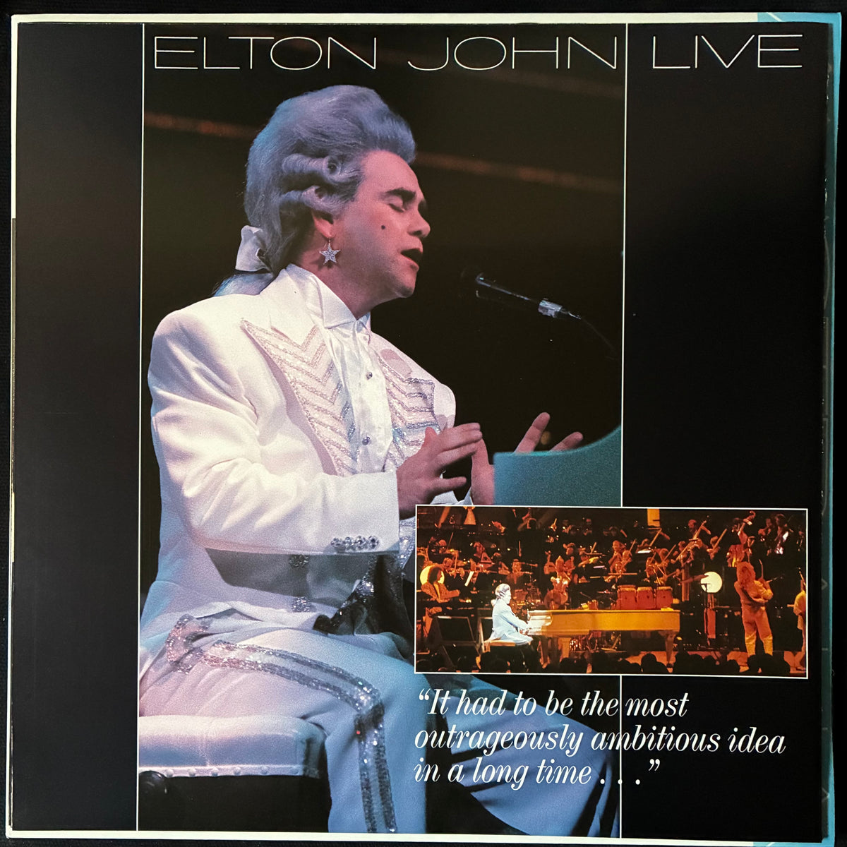 ELTON JOHN - LIVE IN AUSTRALIA WITH THE MELBOURNE SYMPHONY ORCHESTRA (2LP BOX SET) (USED VINYL 1987 UK M-/M-)