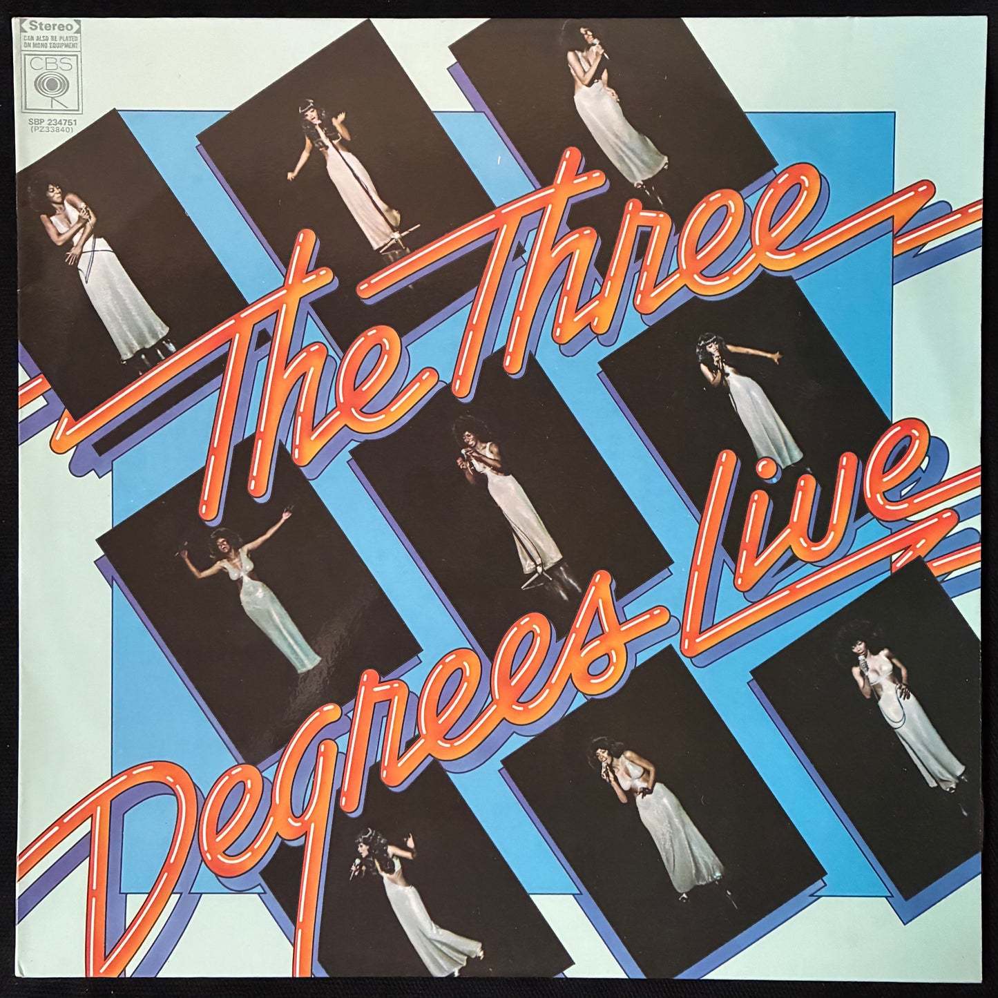 THREE DEGREES - THE THREE DEGREES LIVE (USED VINYL 1975 AUS M-/EX)
