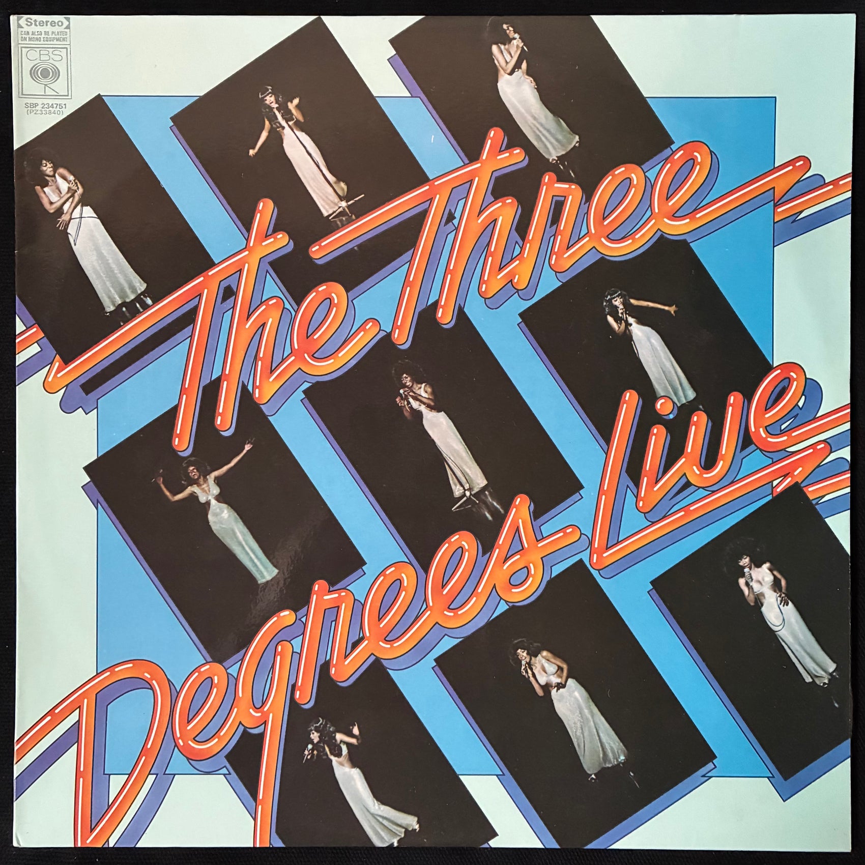 THREE DEGREES - THE THREE DEGREES LIVE (USED VINYL 1975 AUS M-/EX)