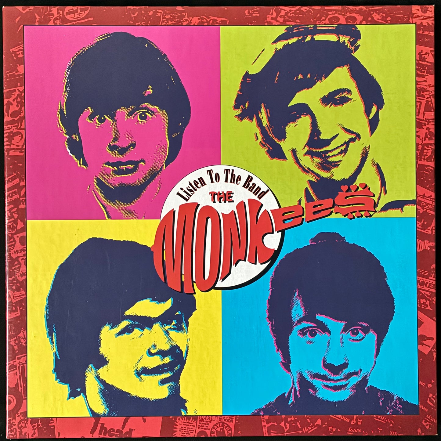 MONKEES -  LISTEN TO THE BAND (4CD BOX SET) (USED CD SET 1991 US M-/M-)