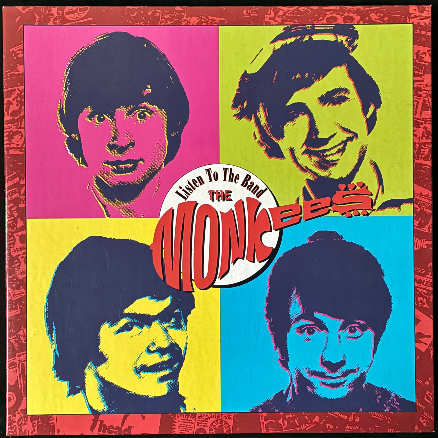 MONKEES -  LISTEN TO THE BAND (4CD BOX SET) (USED CD SET 1991 US M-/M-)